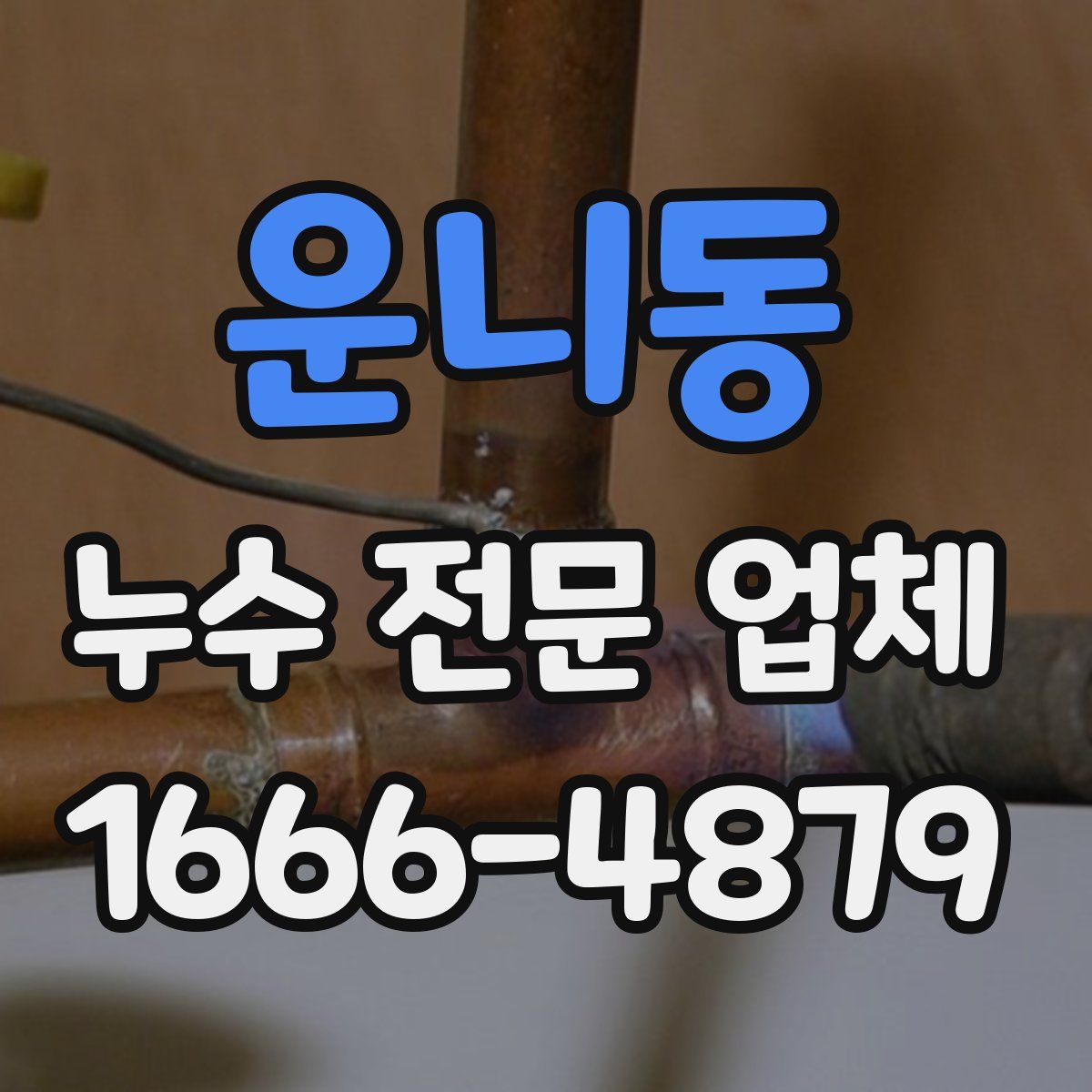 운니동 누수 전문 업체