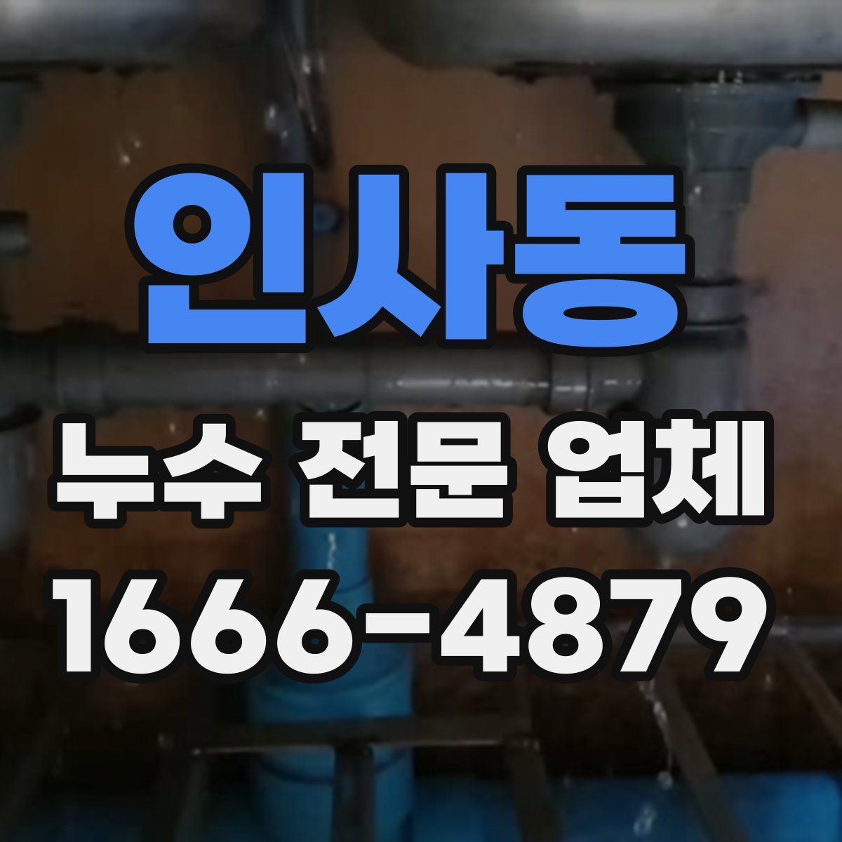 인사동 누수 전문 업체