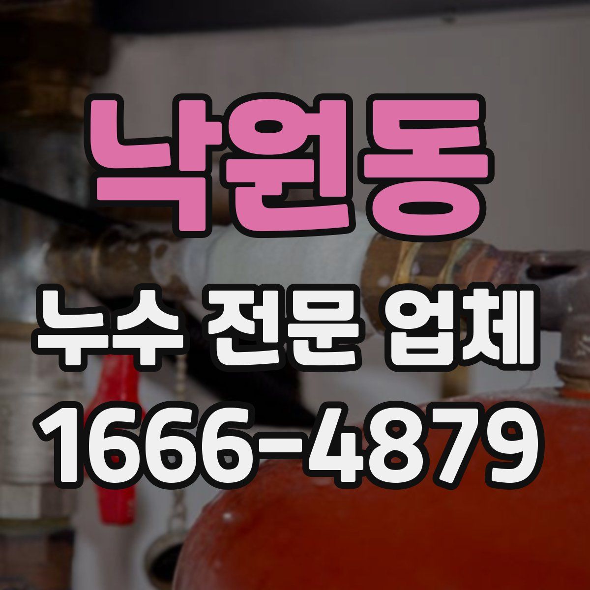 낙원동 누수 전문 업체
