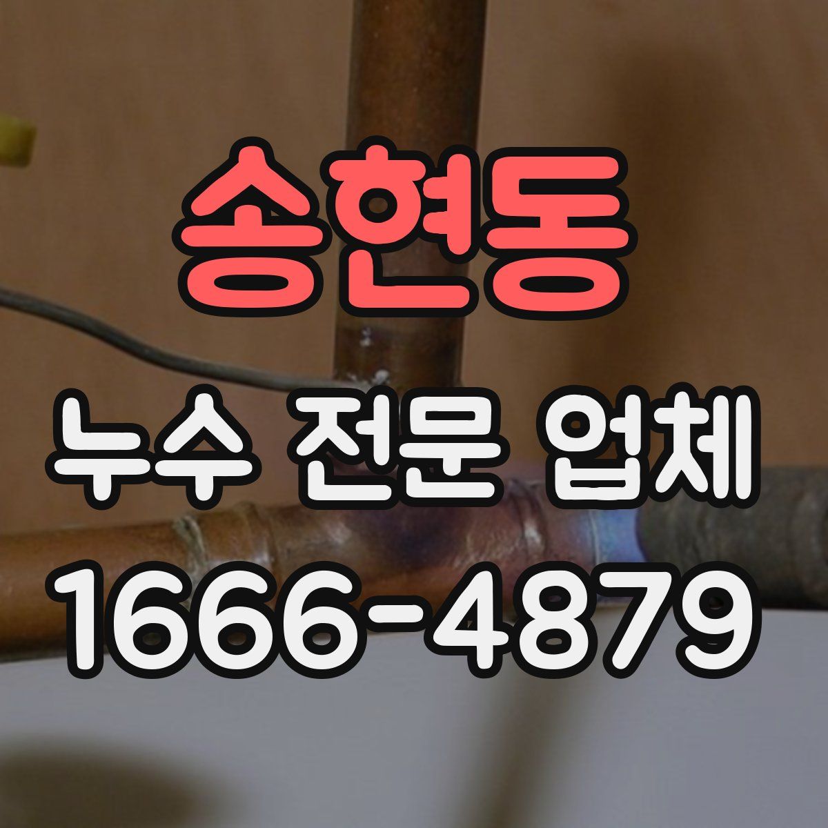 송현동 누수 전문 업체