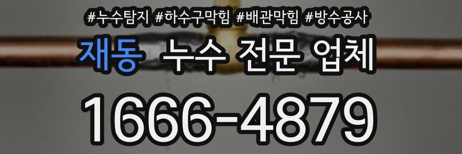 재동 누수 전문 업체