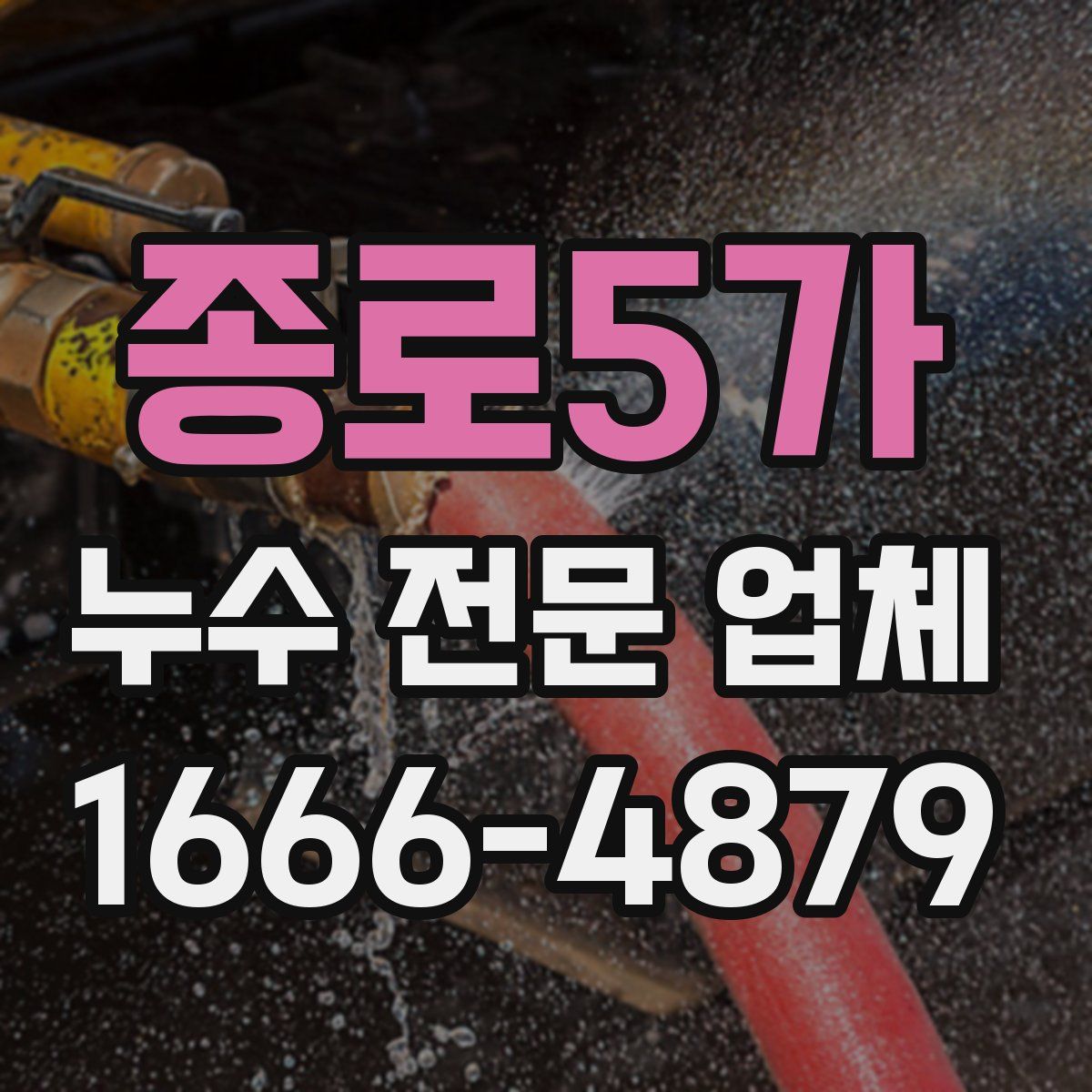 종로5가 누수 전문 업체
