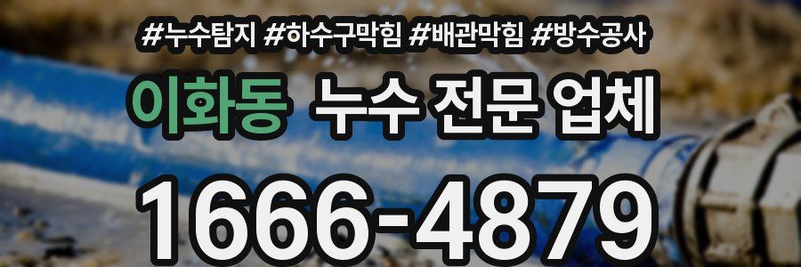 이화동 누수 전문 업체