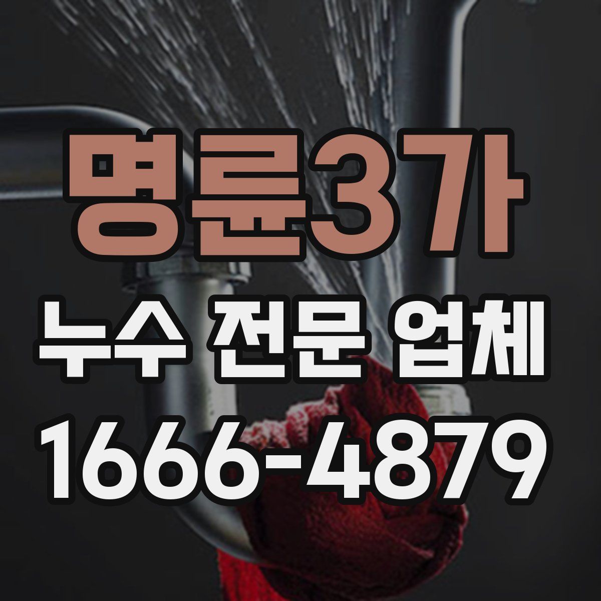 명륜3가 누수 전문 업체