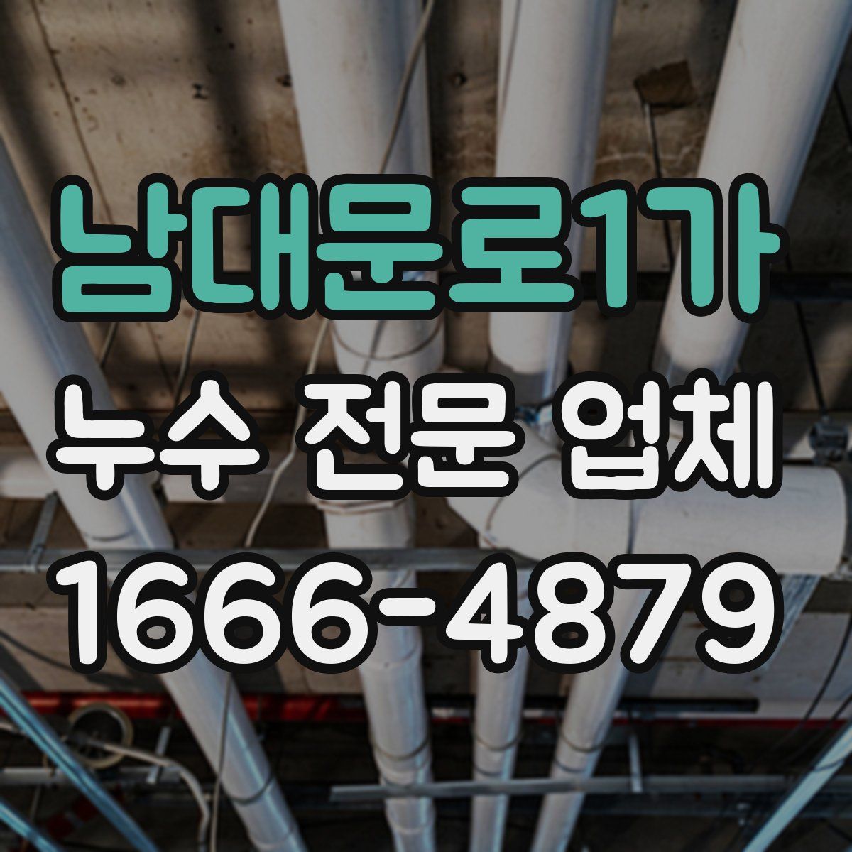 남대문로1가 누수 전문 업체