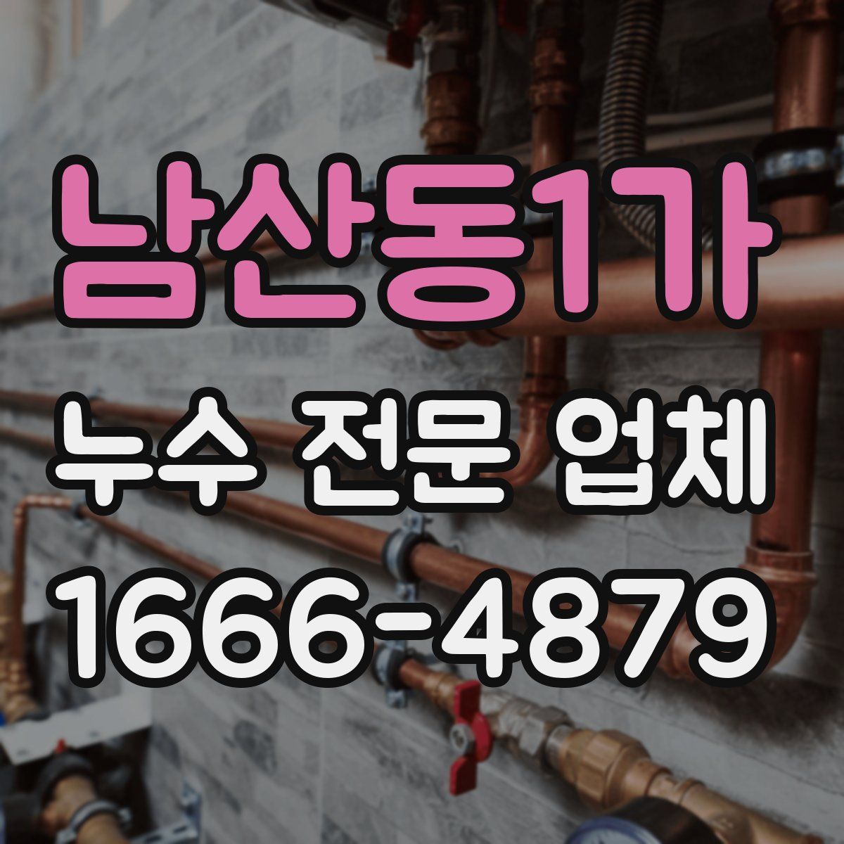 남산동1가 누수 전문 업체
