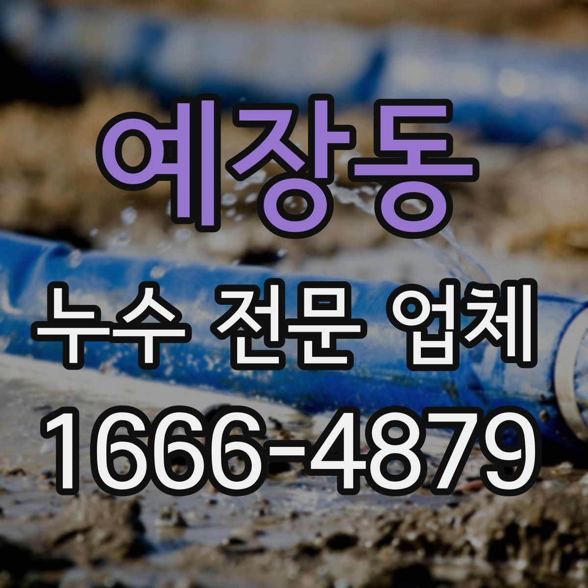예장동 누수 전문 업체