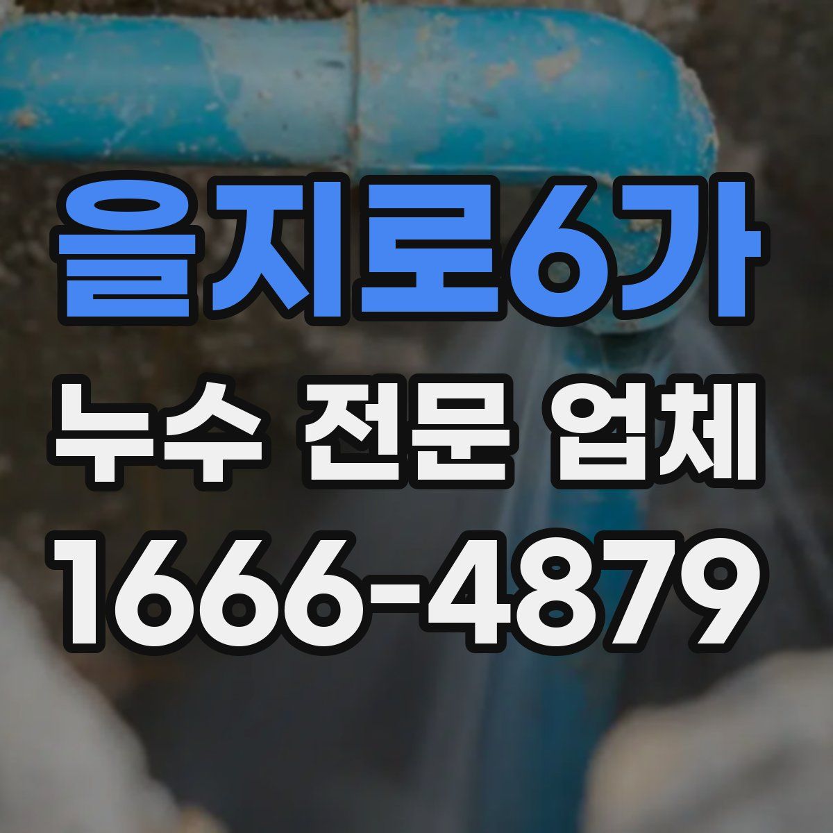 을지로6가 누수 전문 업체