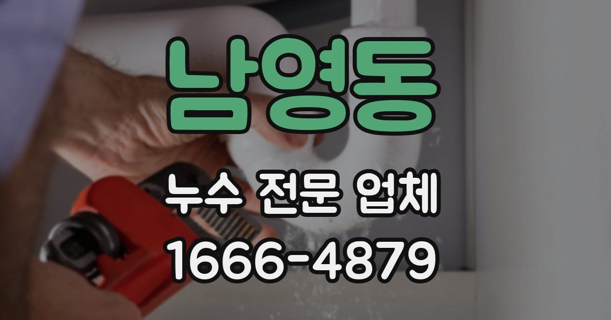 남영동 누수 전문 업체