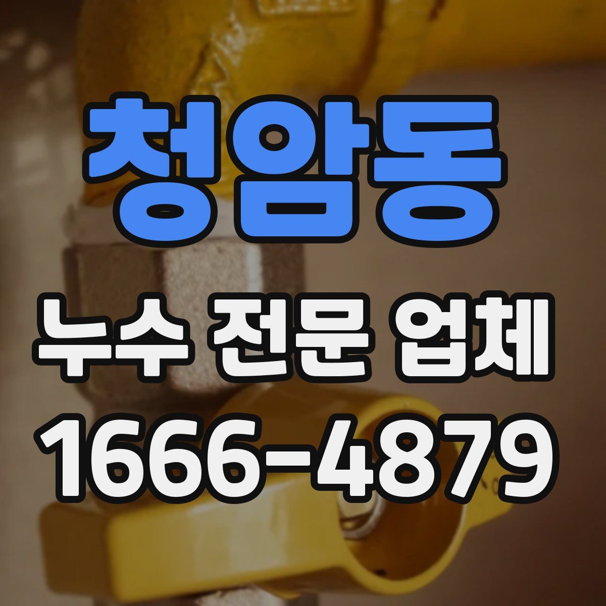 청암동 누수 전문 업체