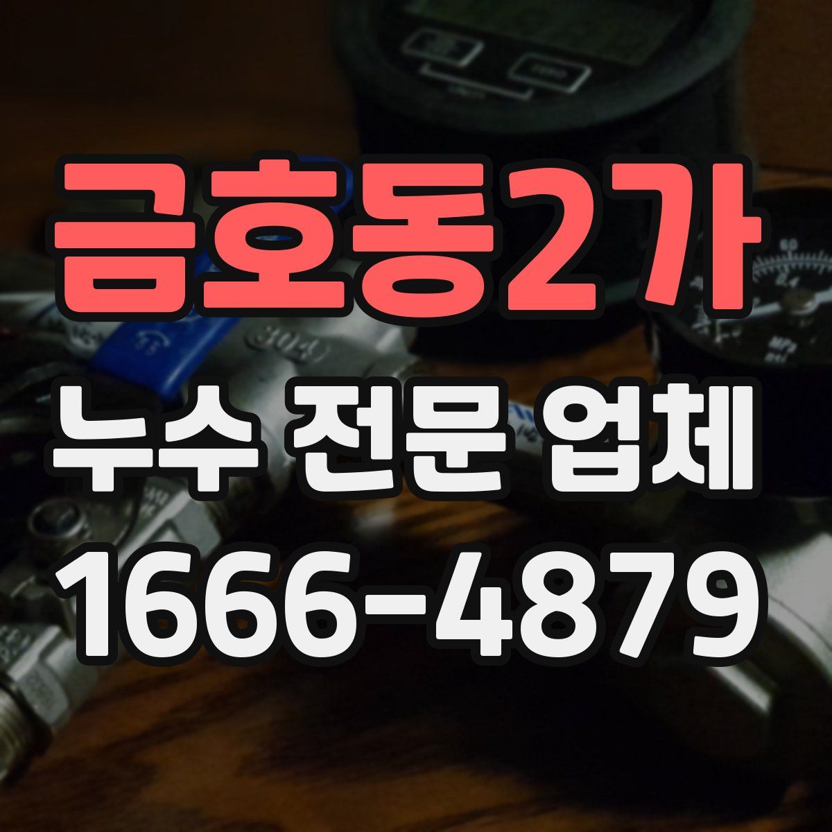 금호동2가 누수 전문 업체