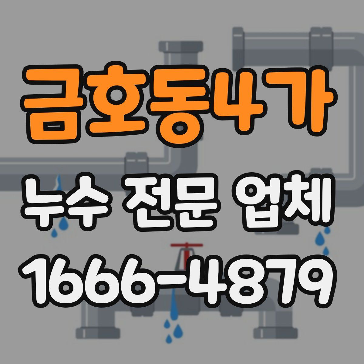 금호동4가 누수 전문 업체