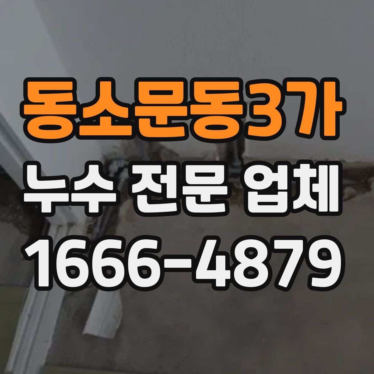 동소문동3가 누수 전문 업체