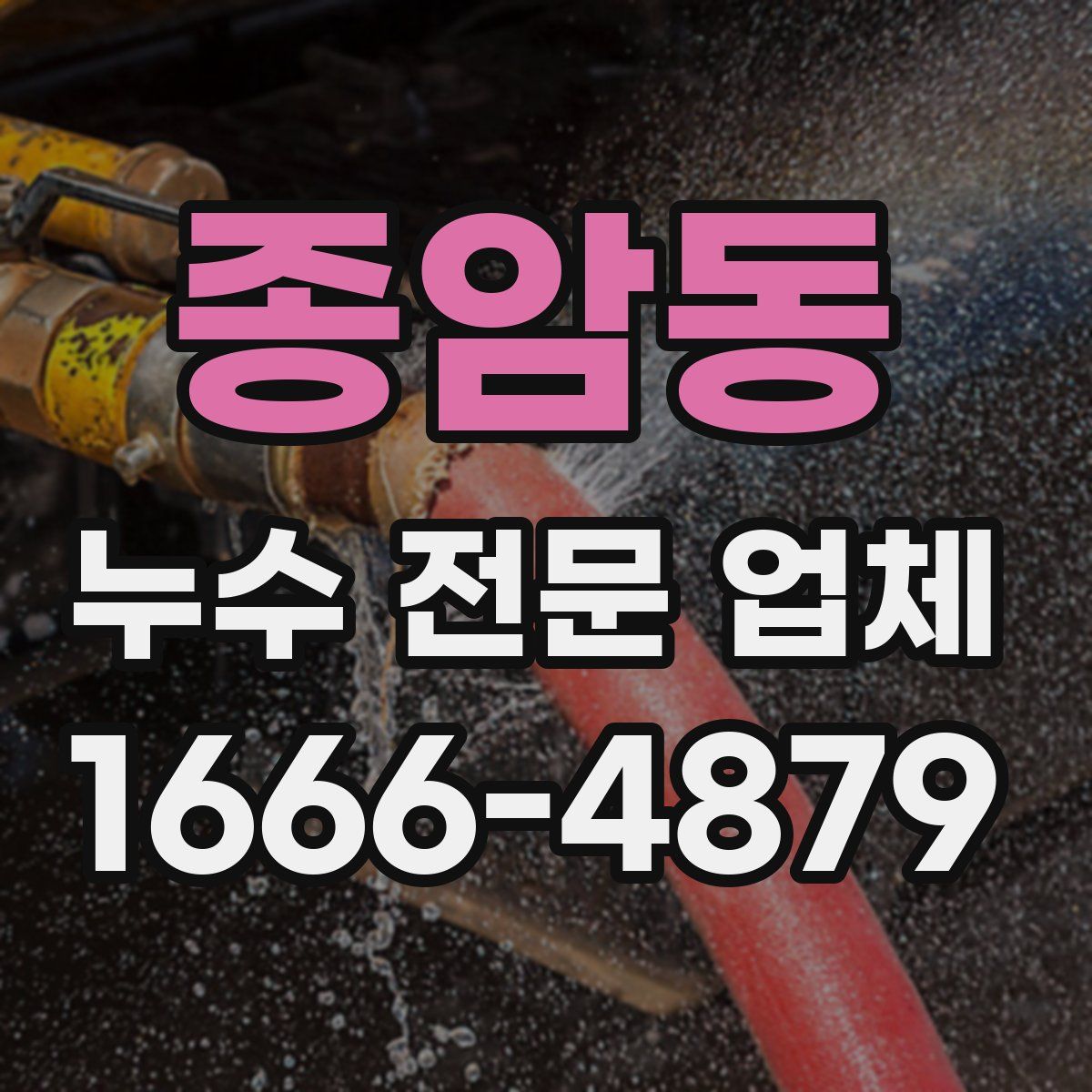 종암동 누수 전문 업체