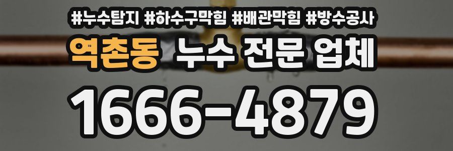 역촌동 누수 전문 업체