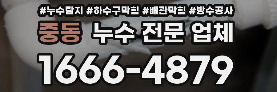 중동 누수 전문 업체