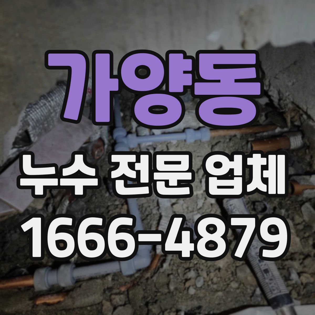 가양동 누수 전문 업체