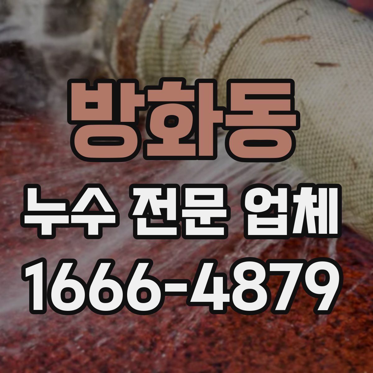 방화동 누수 전문 업체