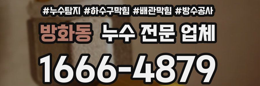 방화동 누수 전문 업체