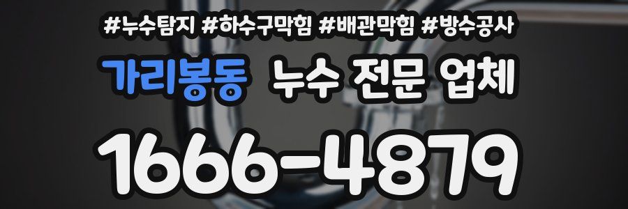 가리봉동 누수 전문 업체