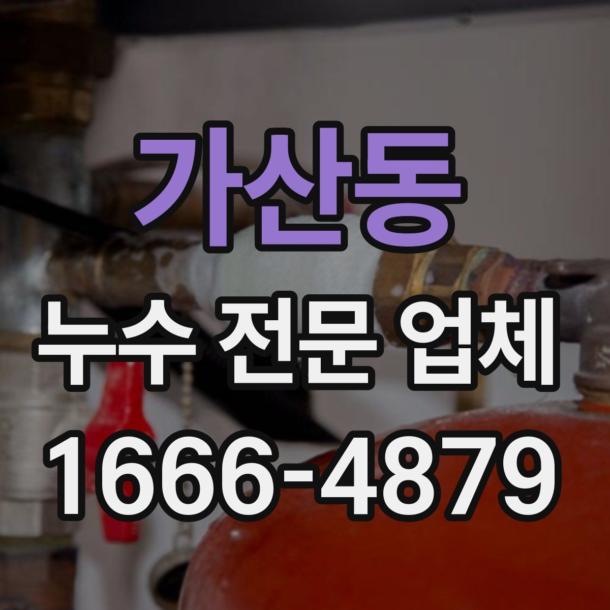 가산동 누수 전문 업체
