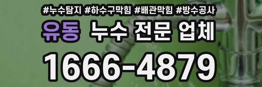 유동 누수 전문 업체