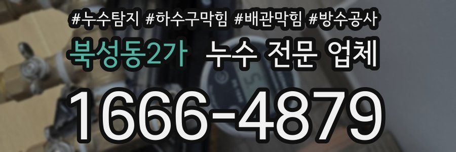 북성동2가 누수 전문 업체