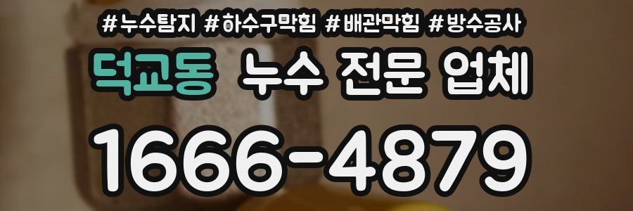 덕교동 누수 전문 업체