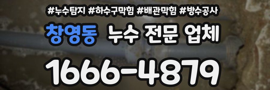 창영동 누수 전문 업체