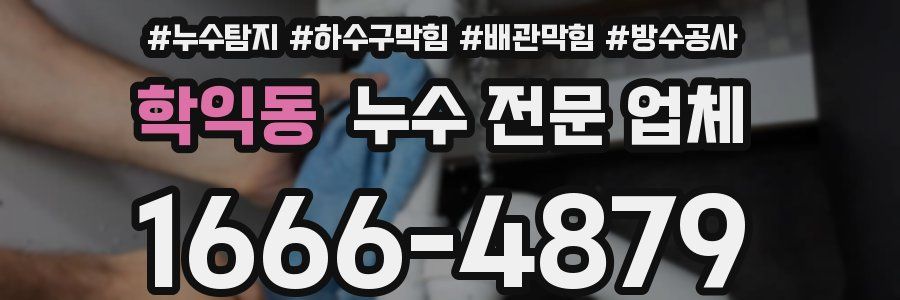 학익동 누수 전문 업체