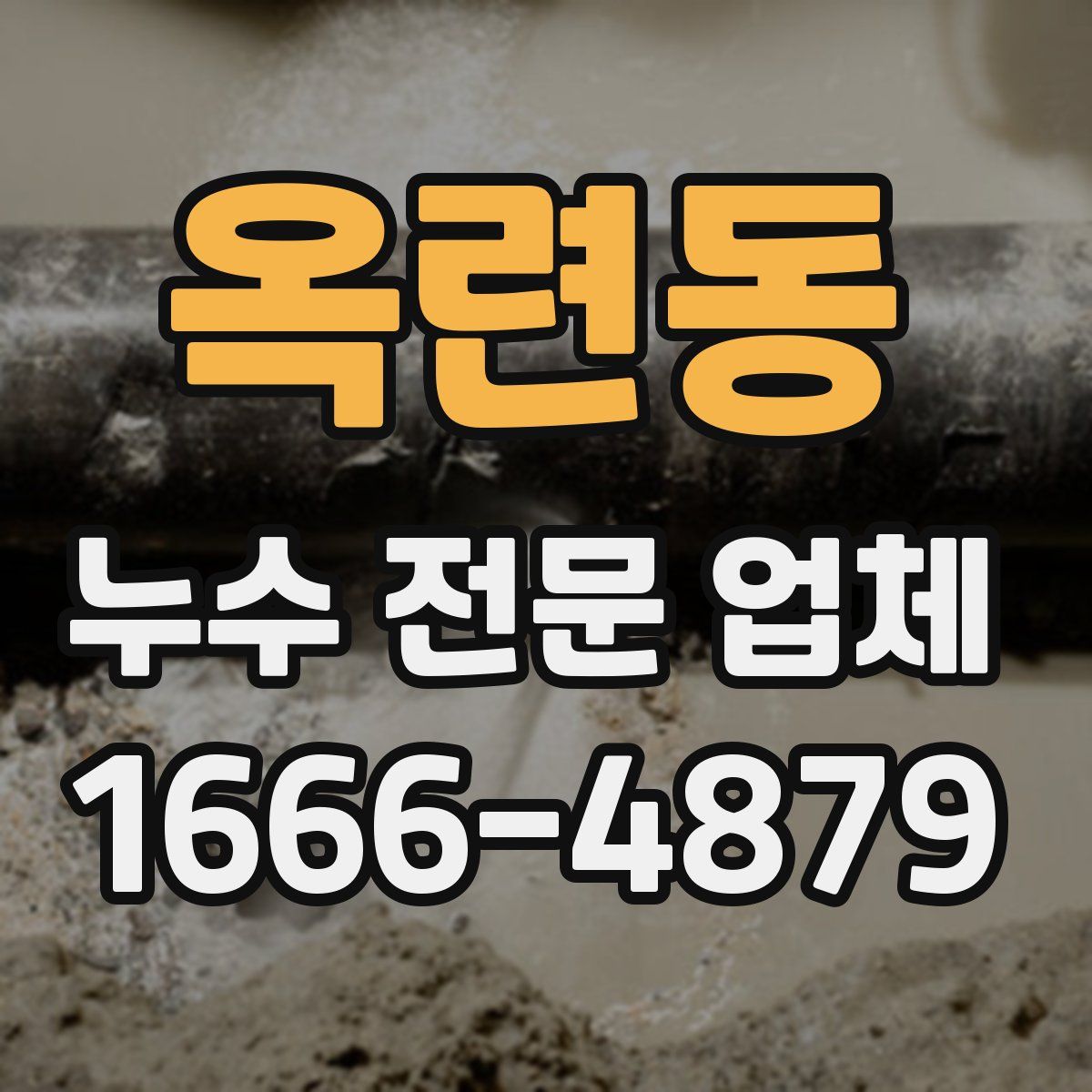 옥련동 누수 전문 업체