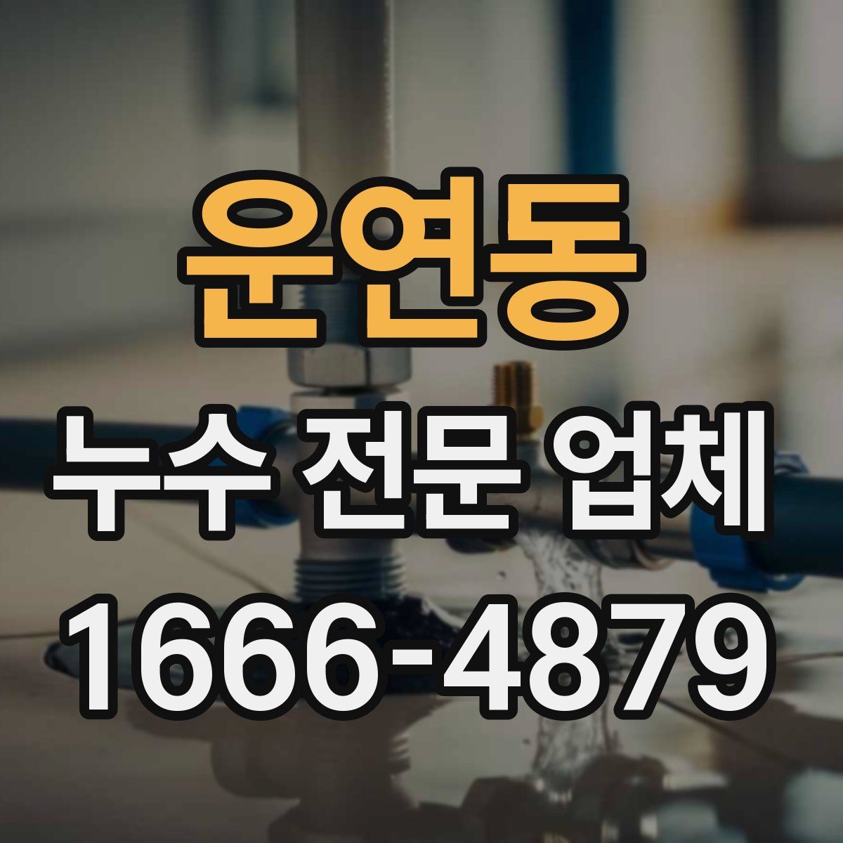 운연동 누수 전문 업체