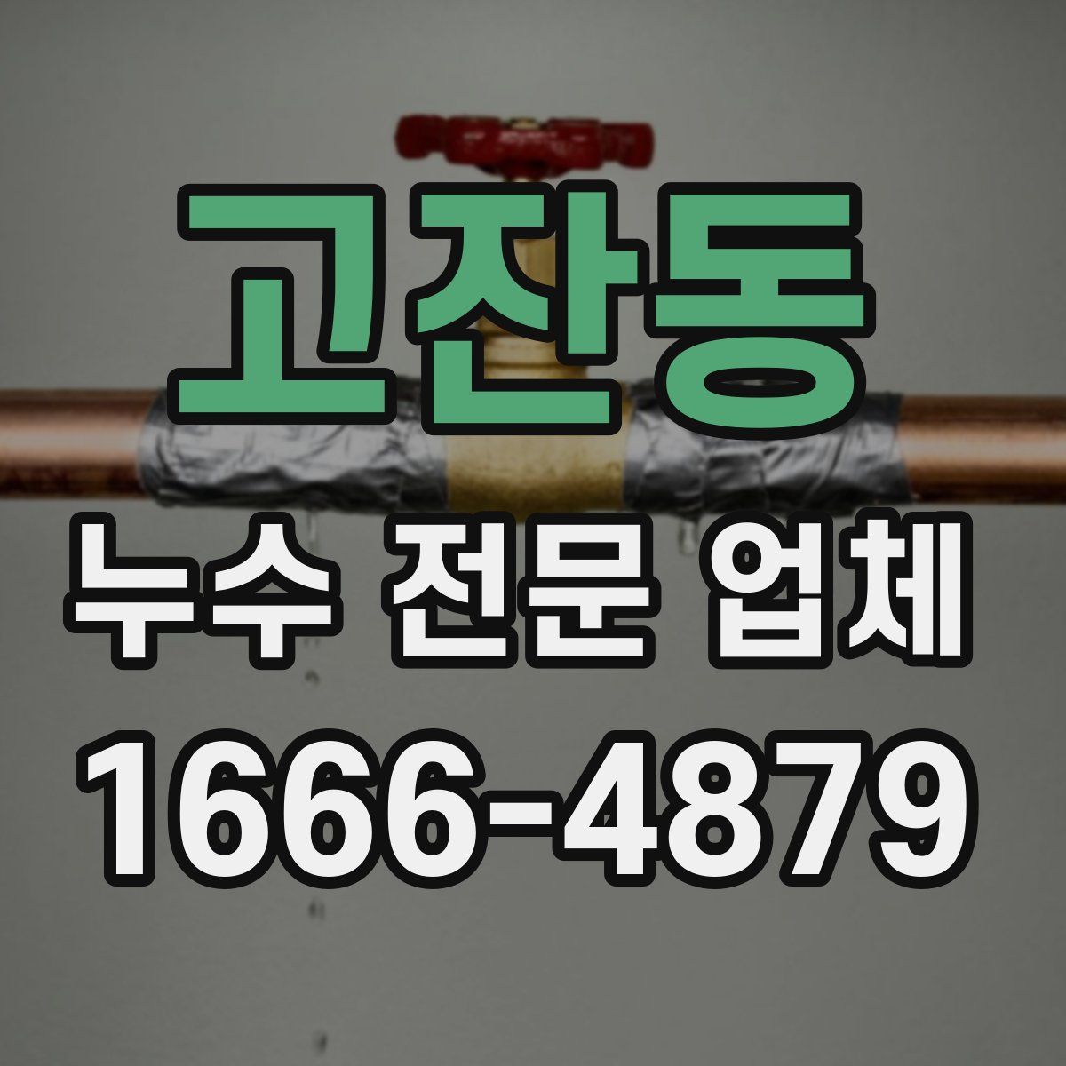 고잔동 누수 전문 업체