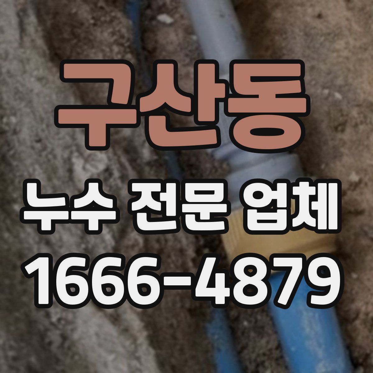 구산동 누수 전문 업체
