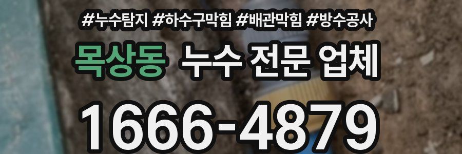 목상동 누수 전문 업체