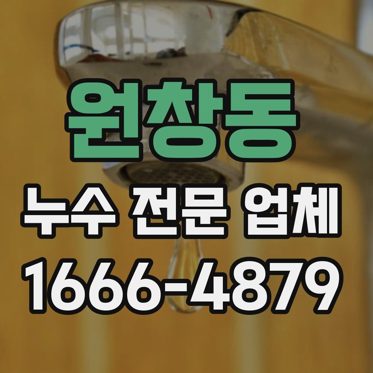 원창동 누수 전문 업체