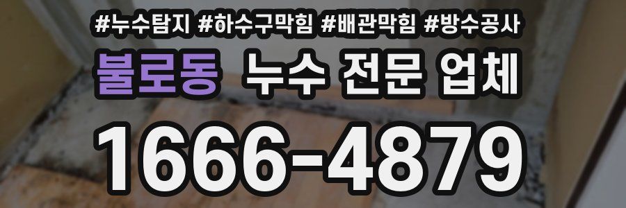 불로동 누수 전문 업체