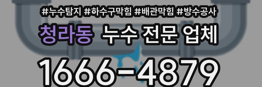 청라동 누수 전문 업체