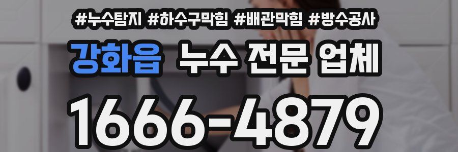강화읍 누수 전문 업체