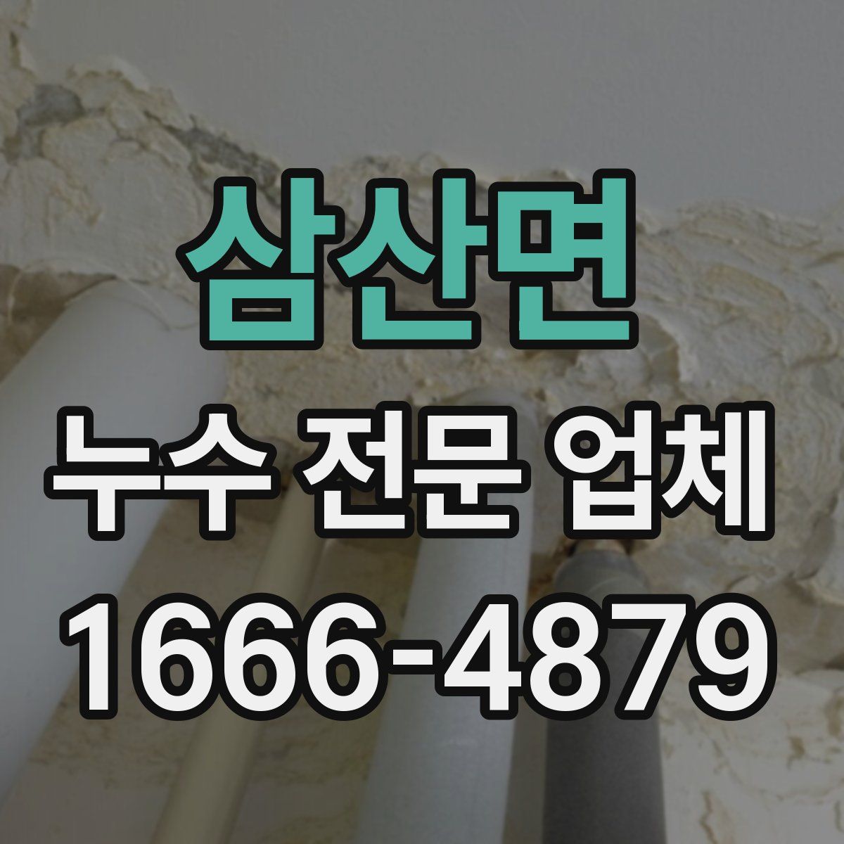 삼산면 누수 전문 업체
