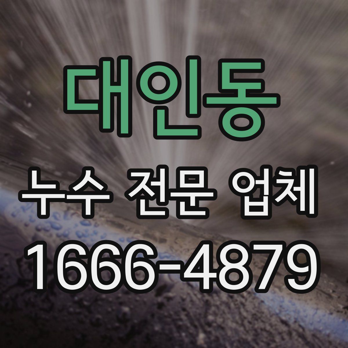 대인동 누수 전문 업체