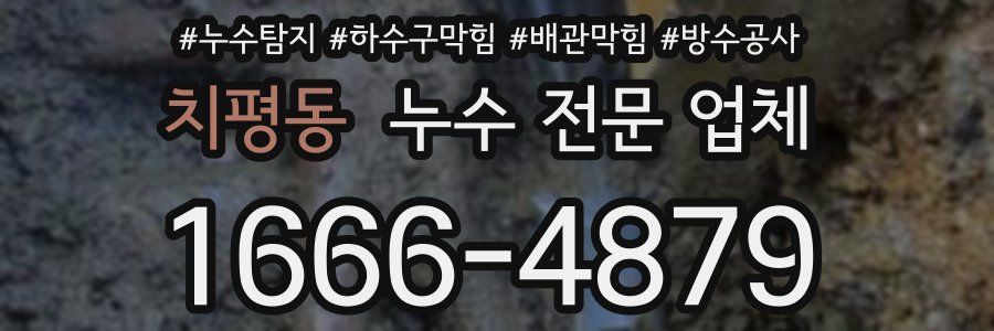 치평동 누수 전문 업체