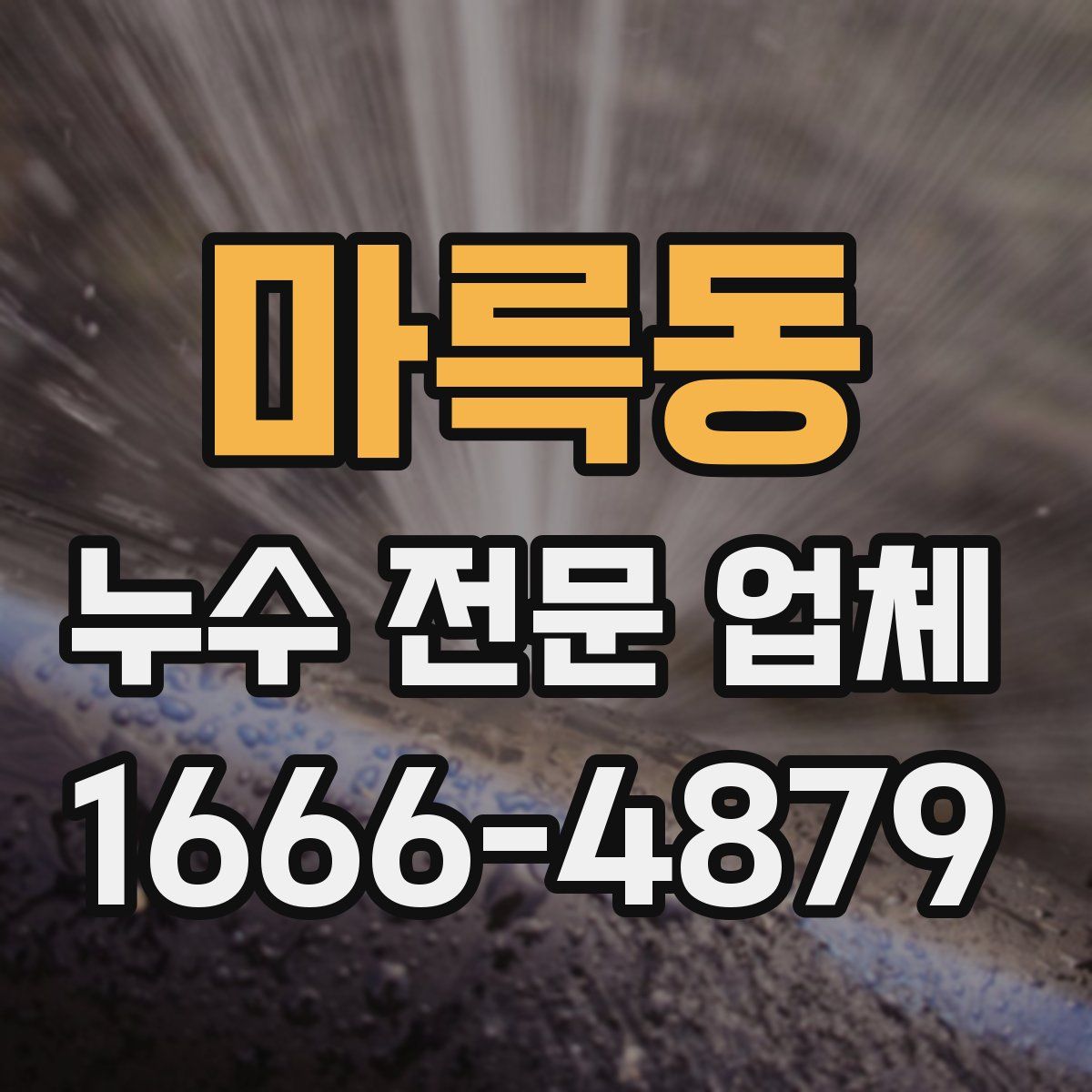 마륵동 누수 전문 업체