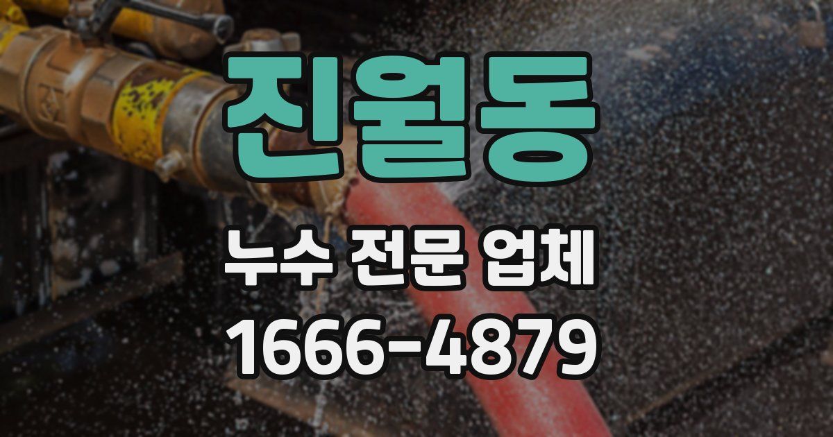 진월동 누수 전문 업체