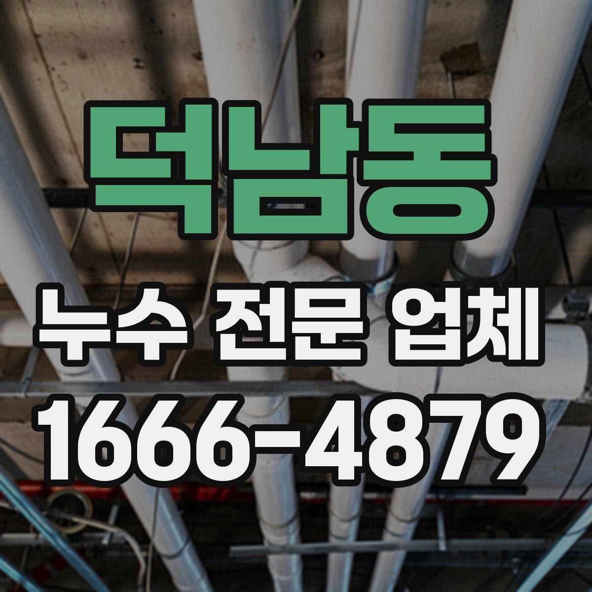 덕남동 누수 전문 업체