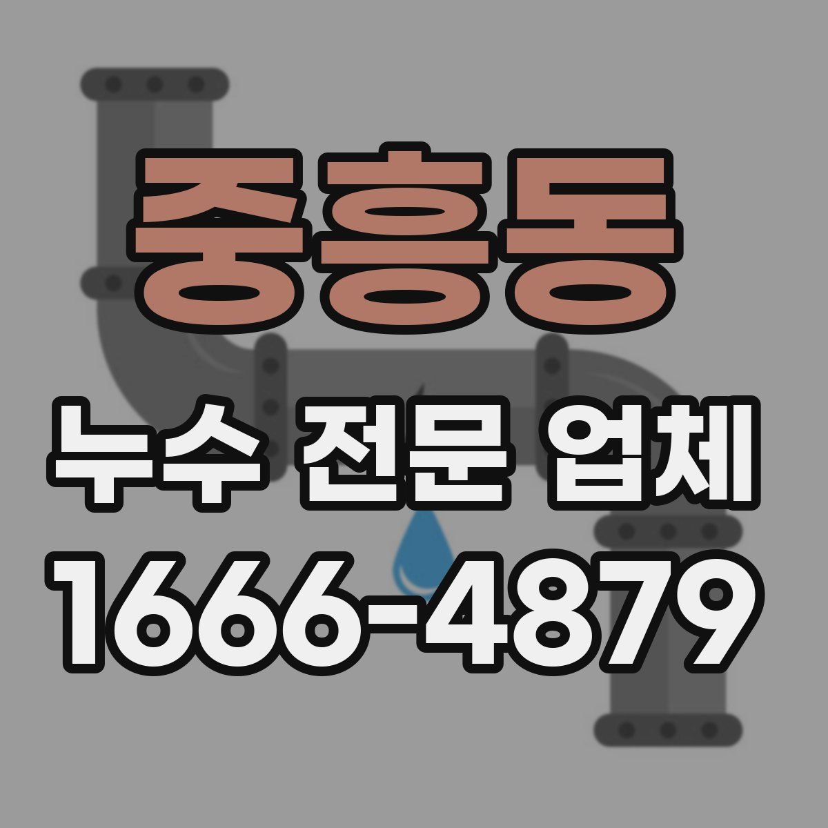 중흥동 누수 전문 업체