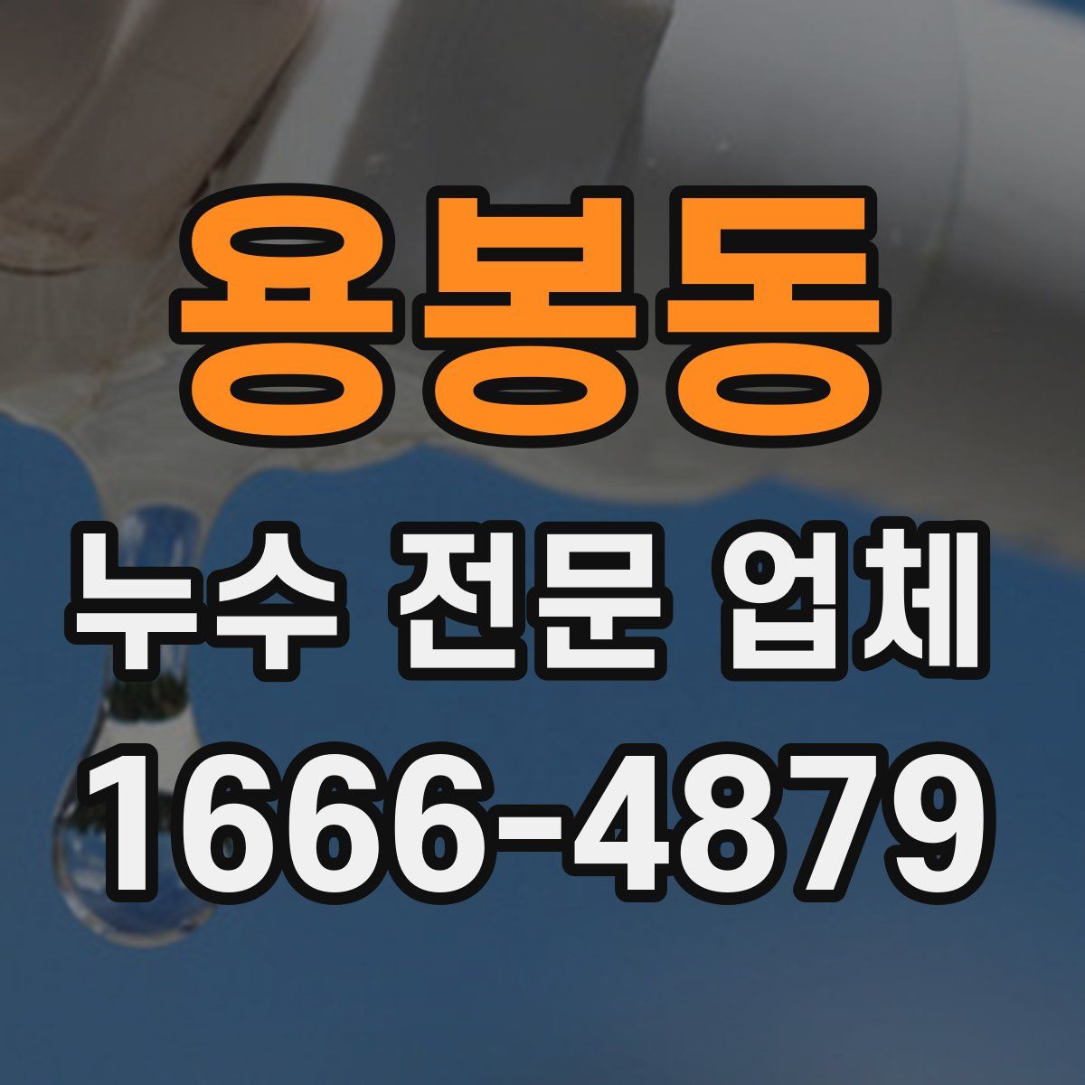 용봉동 누수 전문 업체