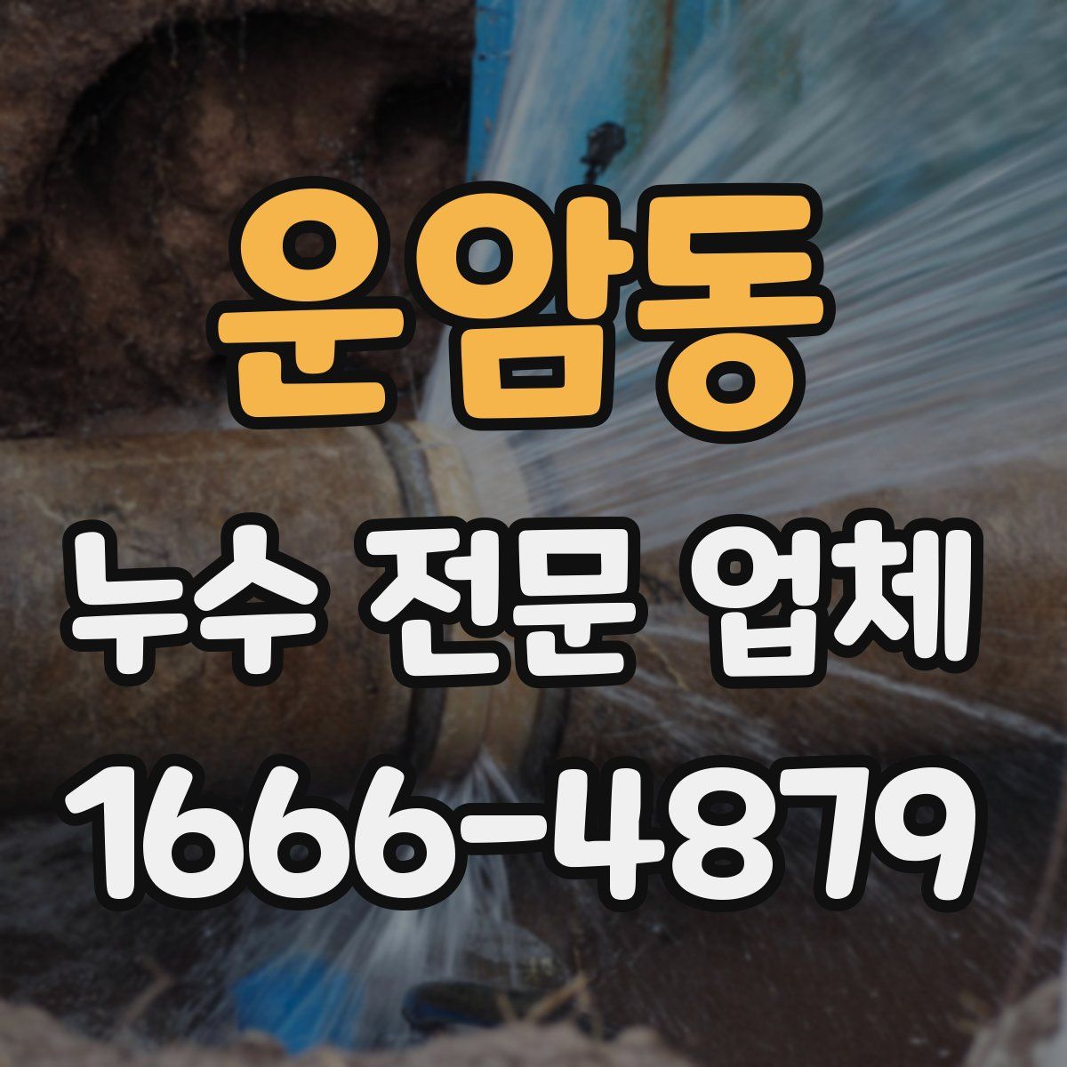 운암동 누수 전문 업체