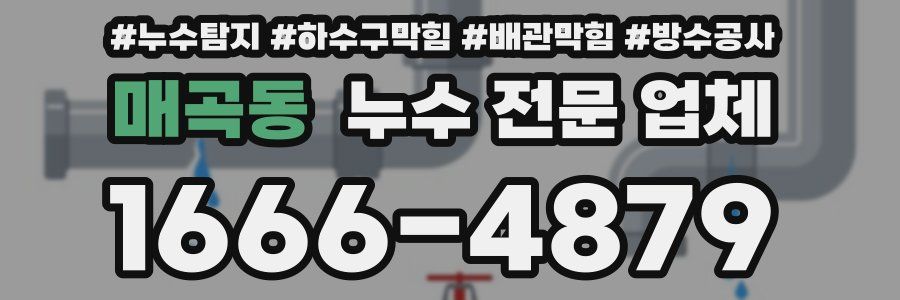 매곡동 누수 전문 업체