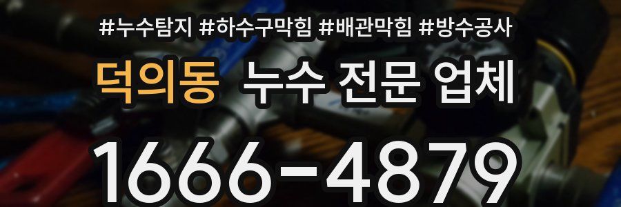 덕의동 누수 전문 업체